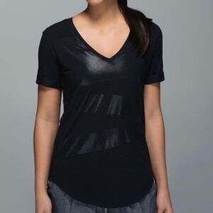LULULEMON LOVE TEE II BLACK/BLACK
